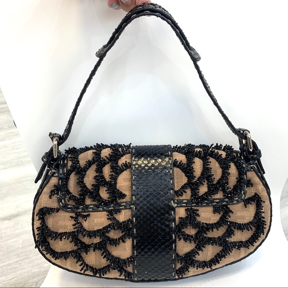 LN FENDI beaded baguette handbag - Picture 8 of 8
